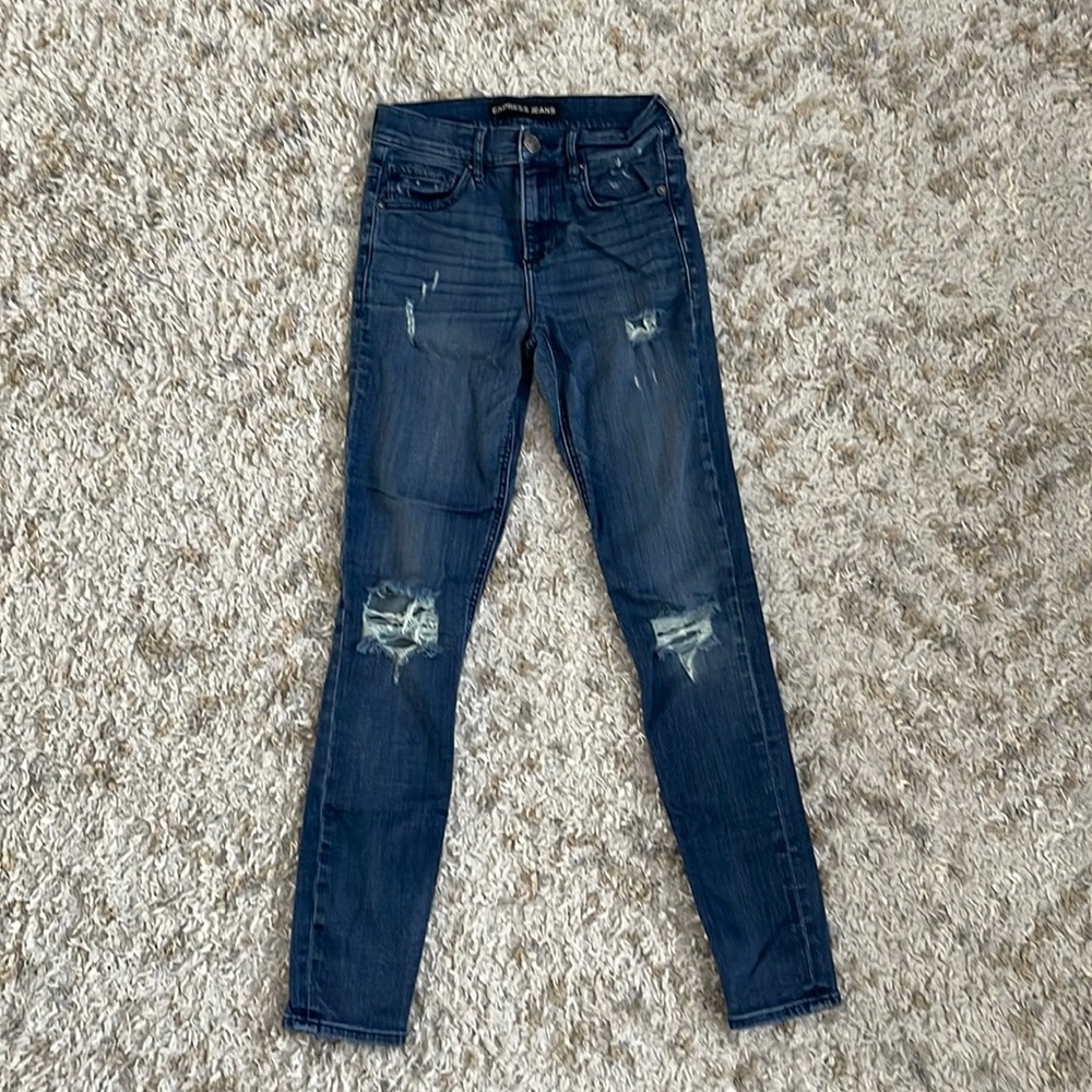 Express Jeans high rise size 0